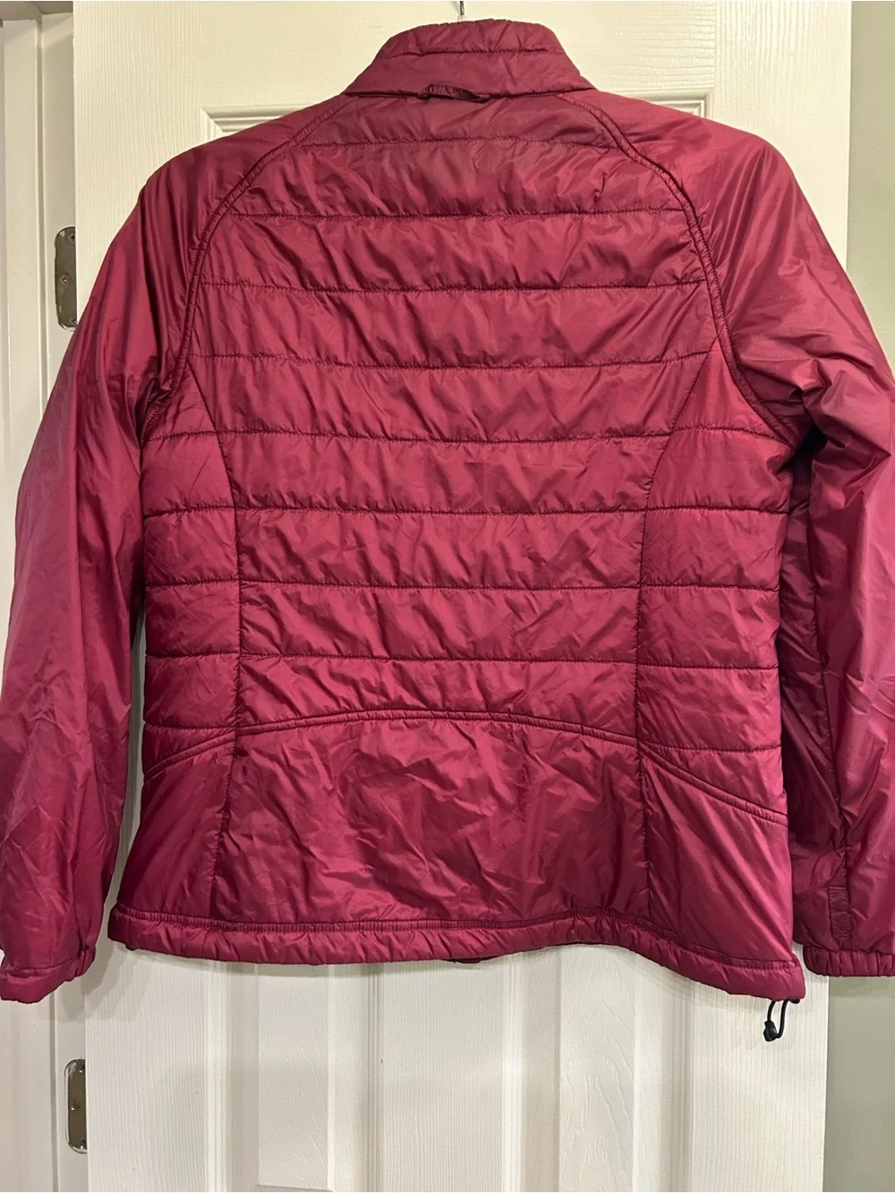 L.L. Bean Women's Burgundy Quilted Puffer Jacket